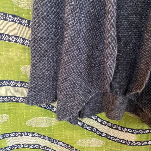 Wooden Ships x Anthropologie Gray Wool Blend Water-Shawl Cardigan Size Small - Picture 4 of 15